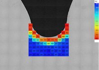 Scanning and graphical definition of the indentation pattern with VMH-I04